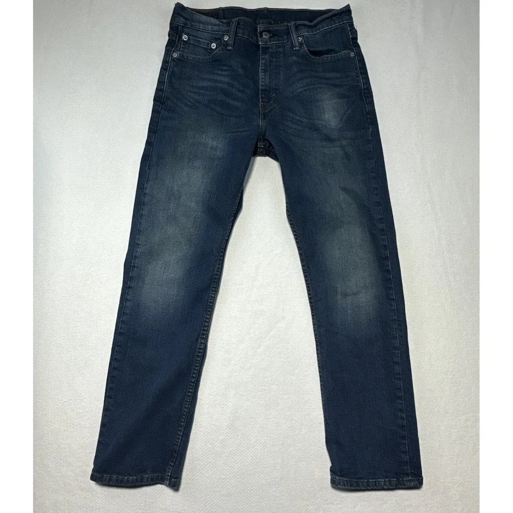 Levi's 513 Slim Straight Jeans Men's 30x30 Dark Indigo Wash Modern Stretch